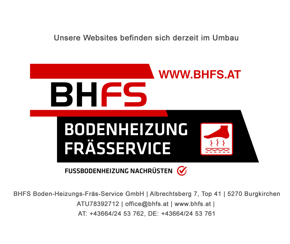 Wir bauen gerade unsere Websites um
